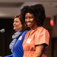 PSSDC chair speaking at podium photo 2